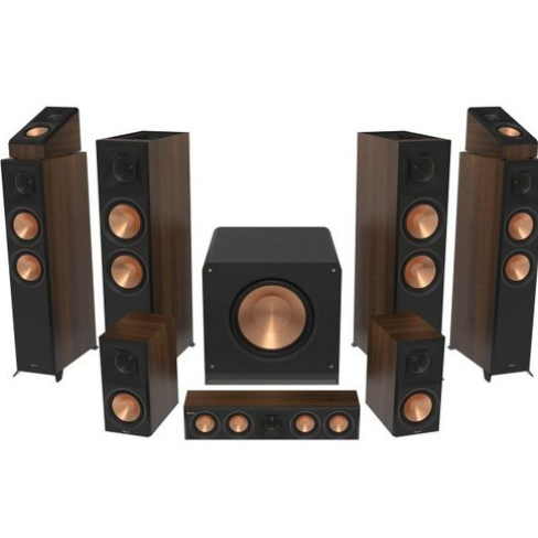 Klipsch 7.2.4 호두 시스템 모델 RP8060FA II RP504C RP600M RP1600SW
