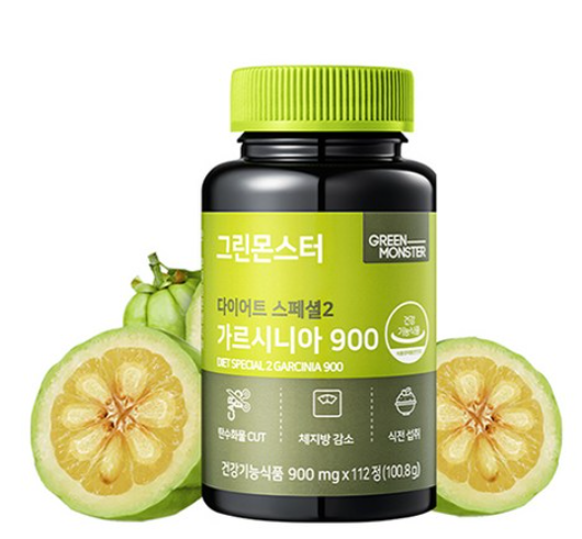 그린몬스터 다이어트 스페셜 2 가르시니아 900, 112정, 3개