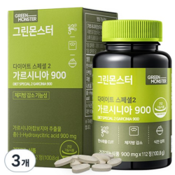 그린몬스터 다이어트 스페셜 2 가르시니아 900, 112정, 3개