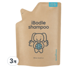 아이보들 유아 샴푸 리필, 250ml, 3개